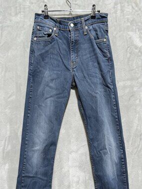 Levi’s 511 Slim Fit Jeans Mens 34x32 Blue Denim Medium Wash Mid Rise Skinny Leg